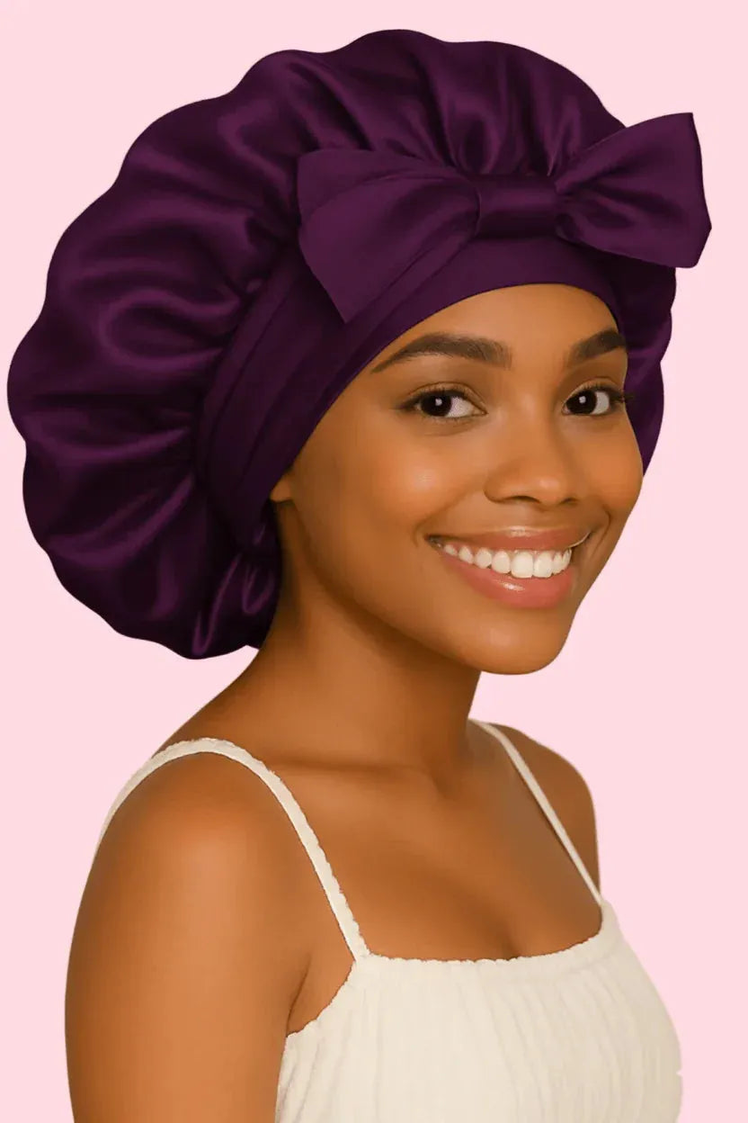 Silk Bonnet for Natural Hair | TrulySilk 100% Mulberry Silk - TrulySilk